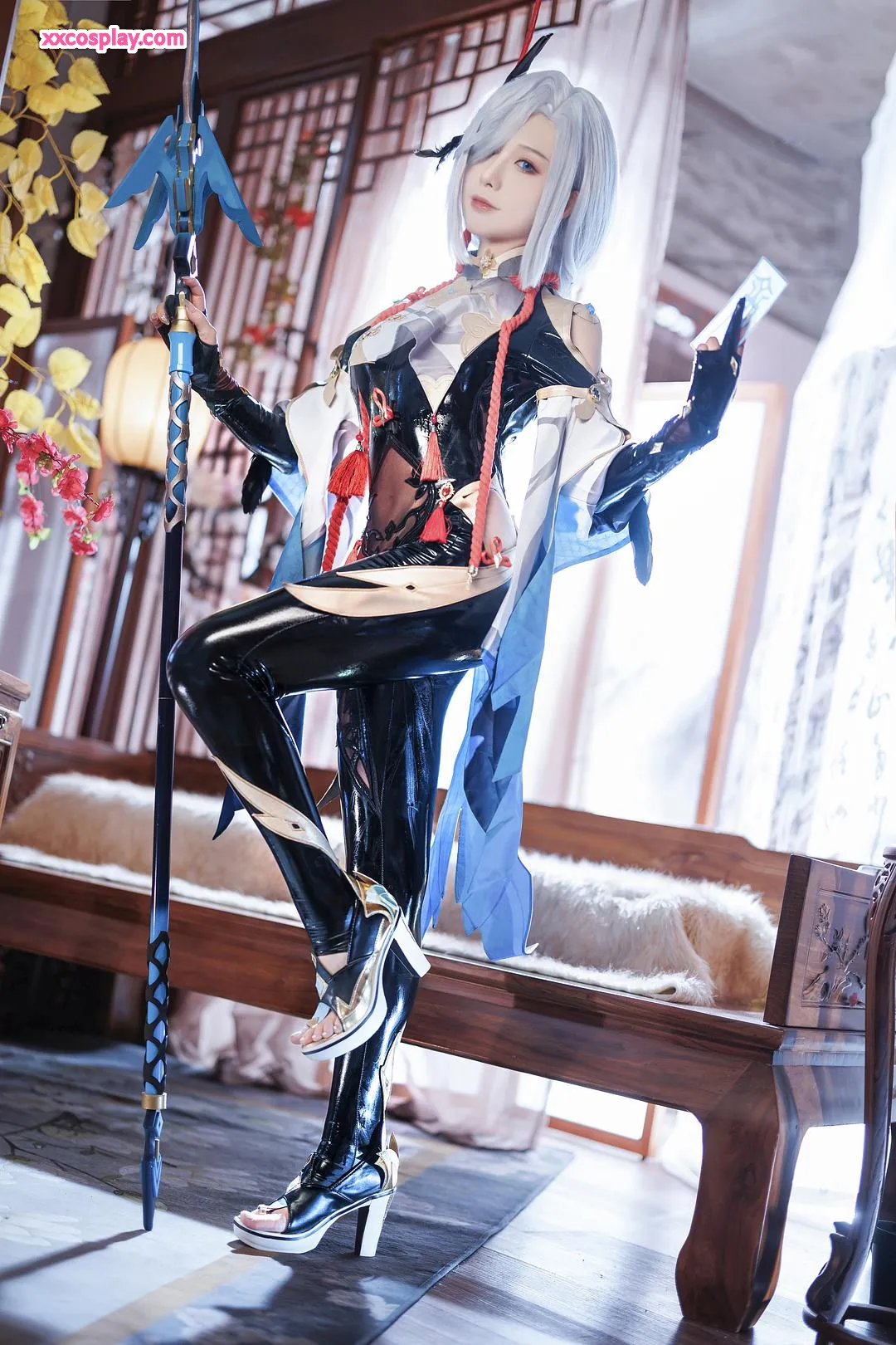 Feng Jiang Jiang V as Shenhe - Genshin Impact Cosplay
